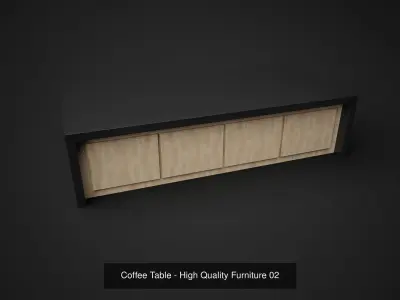 Coffee Tables - High Quality Designer Furniture 3D Model Pack