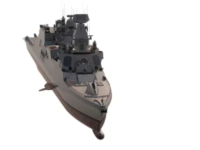 GREEK NAVY MULTIROLE FRIGATE 3D model