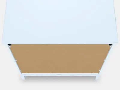 IDANAS Chest of 4 drawers 2 Low-poly 3D model