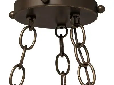 Edition Modern chandelier Atlas 300 3D model