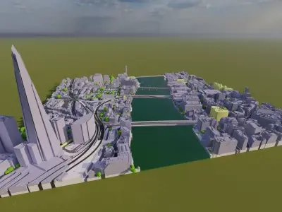 London Premium Model 3D model