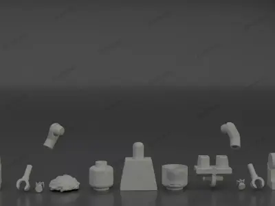 CUSTOM HAVOK LEGO 3D print model