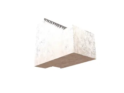 Stairs V1 002 Low-poly 3D model