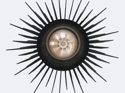 Floor lamp Skandica Storm 2 colors 3D model