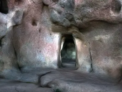 Cave complex II - Low Poly Low-poly 3D model