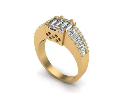 Jewelry ring 380 3D print model