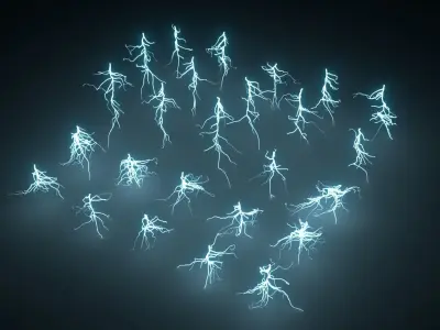 Lightning Pack v16 3D model