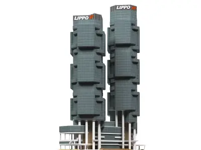 Lippo Centre Hong Kong 3D model