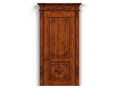 Door0033 ornate door gold 3D model