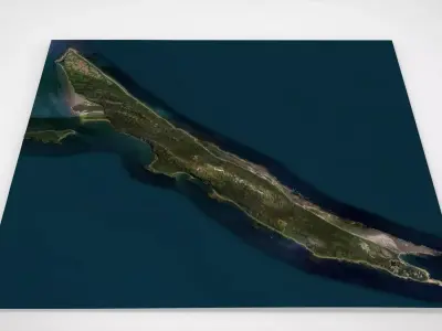  Kayak Island Alaska USA 3D model