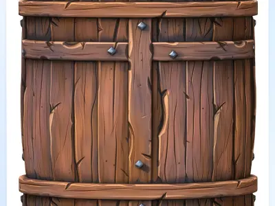 Stylized Wood Seamless Texture Texture