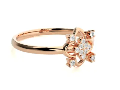 Women ring 3D print model 141