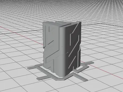 Chamber Rendezvous teleport animation Free low-poly 3D model