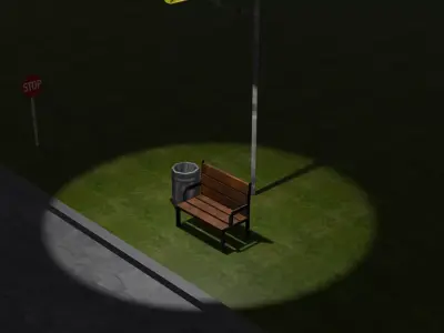 PSX-PS1 Urban Props Pack -- Game Ready Low-poly 3D model