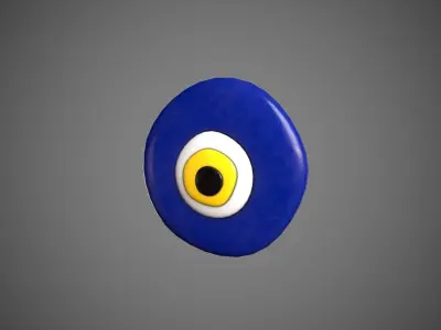 Evil Eye Low-poly 3D model