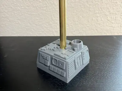 Death Star Tile Support Stand 3D print model