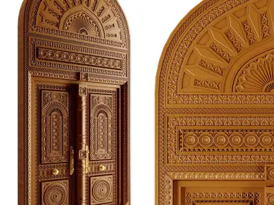 Classic Door N02 3D model