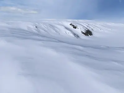 Snow Mountain 02 Low-poly 3D model purchase