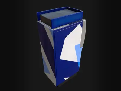 ATM Machine Low-poly 3D model