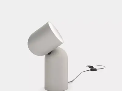 Turning table lamp 3D model
