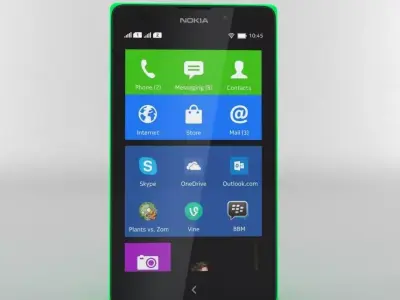 Nokia X lumia 3D model