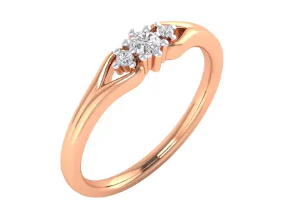 Women Ring Render 3dm STL MTL SLC JCD OBJ FBX Details 3D print model 44