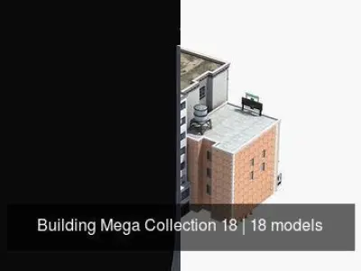 Building Mega Collection 18 3D Model Pack