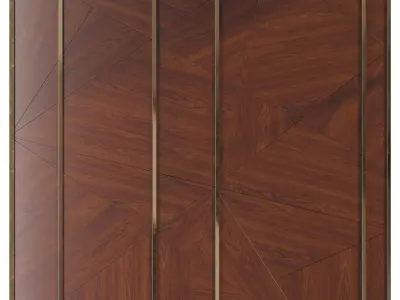 Wall panel 0292-shpon 3D model