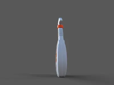 Window cleaner Low-poly 3D model