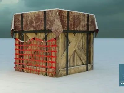 Armor BOX Low-poly 3D model