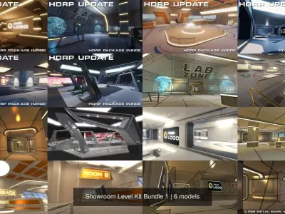 Showroom Level Kit Bundle 1 3D Model Pack