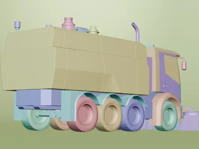 Street Sweeper 3D model