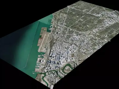 Cleveland - USA 3D model