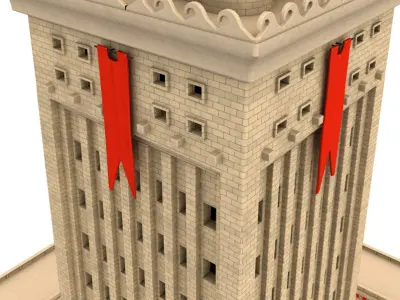 Lighthouse of Alexandria 3D model