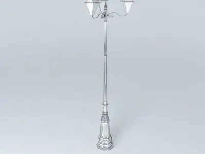 Street light 3D model 9