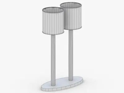 1381 - Table Lamp Low-poly 3D model
