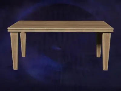 Deco Tables Wood Style NovaOneLine Lot 1 N7-9 Group 03- Low 3D model