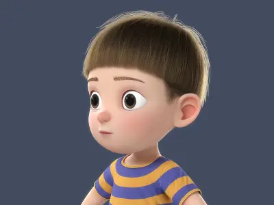 Cartoon Boy Rigged 