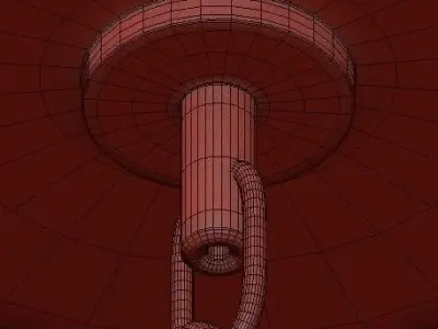 Spencer Hoop Chandelier 3D model