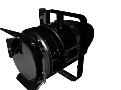 Professional Studio Spotlight Light Fixture Low-poly 3D model