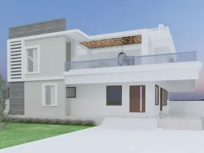   VILLA 3d model of an outdoor by Professional Designers 3D model