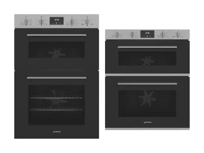 SMEG oven collection 3D model