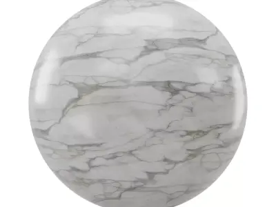 Seamless Carrara White Marble PBR Texture Texture
