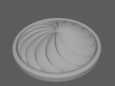 rosette ornament 3D model get