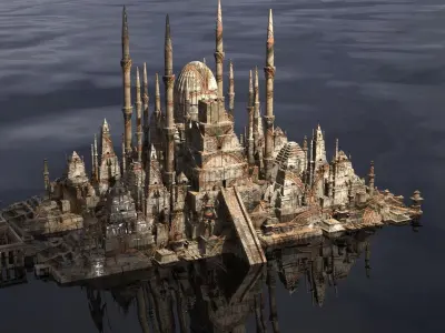 Capital of Arequipa Region Peru 2 3D model