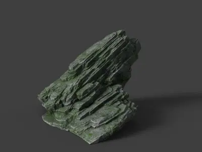 Rock 8-5 Low-poly 3D model