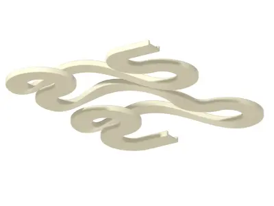 Premium Complex Racetrack 3D print model