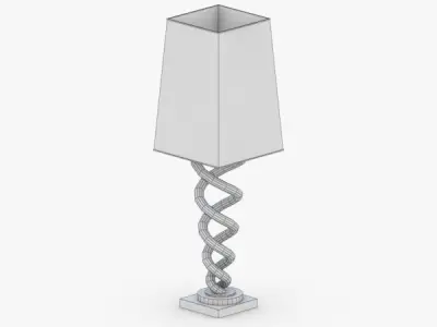 1395 - Table Lamp Low-poly 3D model