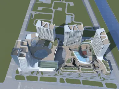 Cityscape 15 3D model