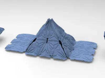 Art Deco Archon pyramid 2 3D model